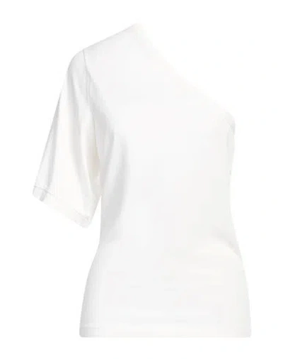 Thom Krom One-shoulder Soft-jersey Top In White