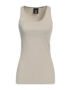 Thom Krom Woman Tank Top Sand Size M Cotton, Elastane In Beige