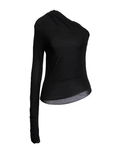 Thom Krom Woman Top Black Size Xs Viscose, Elastane