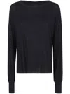 Thom Krom Women Sweatshirt Round Neck In Black