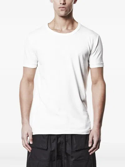 Thom Krom Worked Cotton T-shirt In White