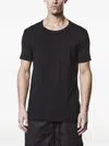 Thom Krom Worked-seam Cotton T-shirt In Black