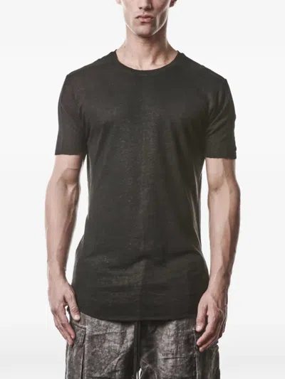 Thom Krom Worked T-shirt In Brown