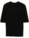 Thom Krom Worked Tshirt In Black