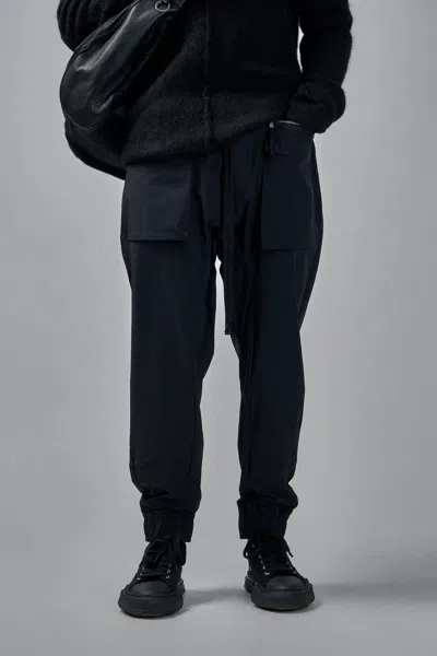 Thom Krom Woven Cargo Trousers In Blue
