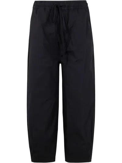 THOM KROM WOMEN WIDE LEG TROUSERS,WP5 BLACK
