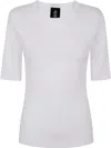 Thom Krom Women T-shirt Worked Clothing In White
