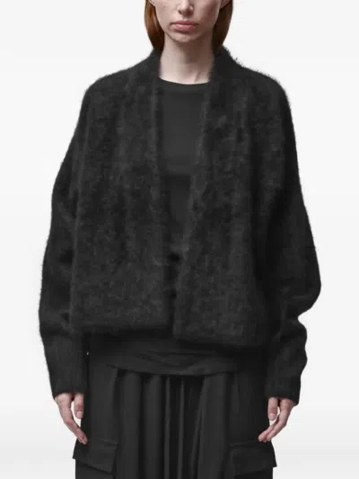 Thom Krom Yak-wool Cardigan In Black
