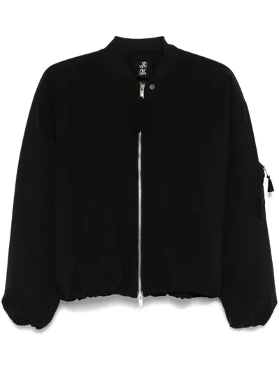 Thom Krom Zip-detail Bomber Jacket In Black