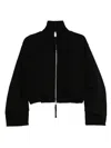 Thom Krom Cropped Harrington Jacket In Black
