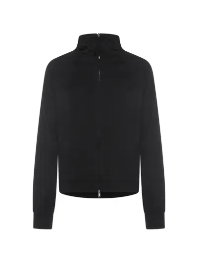 Thom Krom Long-sleeved Sweatshirt In Black