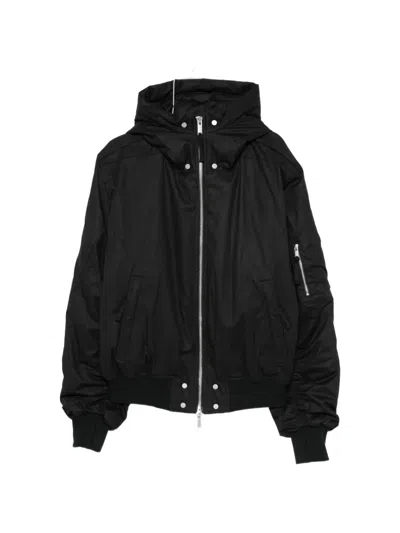 Thom Krom Zip-fastening Hooded Bomber Jacket In Gold