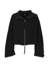 Thom Krom Zip-up Cropped Jacket In Multi