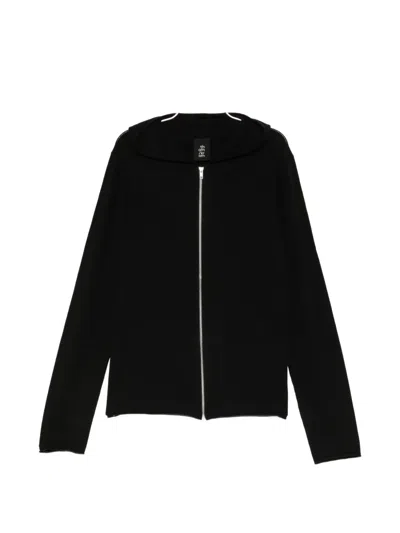 Thom Krom Zip-up Hoodie In Black