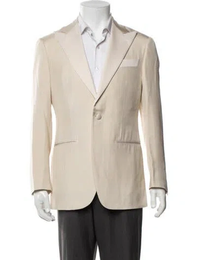 Pre-owned Thom Sweeney Blazer In Neutrals