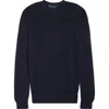 Thom Sweeney Bourette Silk Crewneck Sweater In Black