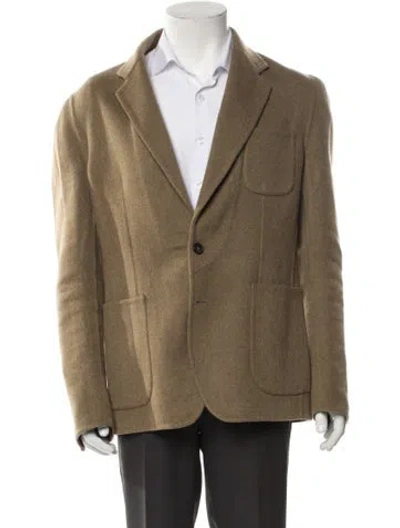 Pre-owned Thom Sweeney Cashmere Blazer In Brown