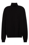 Thom Sweeney Cashmere Turtleneck Sweater In Black