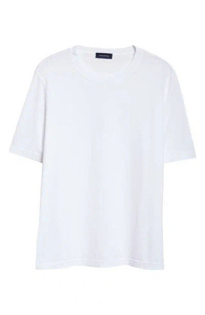Thom Sweeney Classic Cotton T-shirt In White