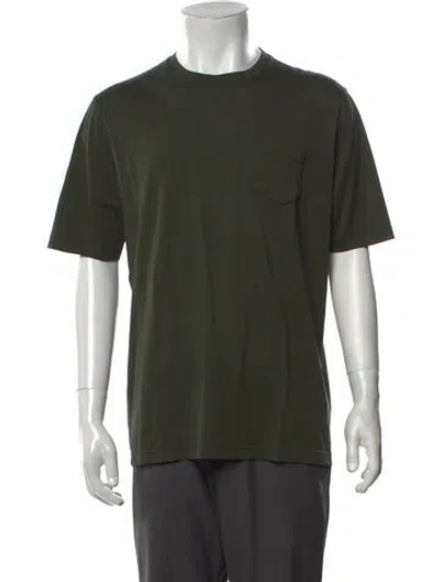 Pre-owned Thom Sweeney Crew Neck Short Sleeve T-shirt In Green