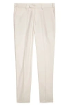 Thom Sweeney Cotton And Silk-blend Corduroy Straight Pants In Neutral