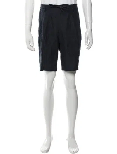 Pre-owned Thom Sweeney Flat Front Shorts In Blue