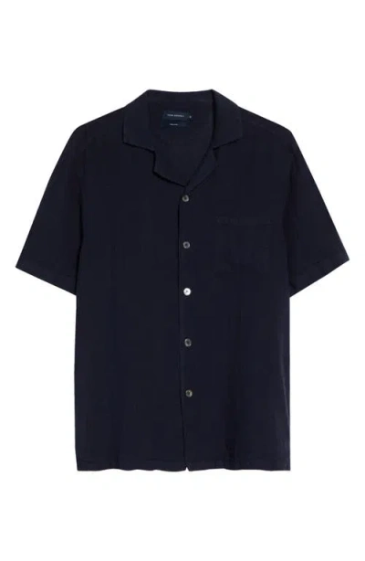 THOM SWEENEY THOM SWEENEY LINEN CAMP SHIRT