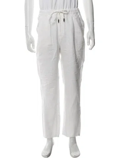 Pre-owned Thom Sweeney Linen Pants In Neutrals