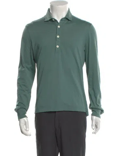 Pre-owned Thom Sweeney Long Sleeve Shirt In Green