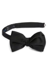 Thom Sweeney Silk Bow Tie In Black