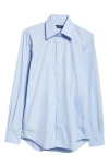 THOM SWEENEY STRETCH POPLIN BUTTON-UP SHIRT