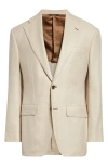 Thom Sweeney Structured Cashmere Sport Coat In Oat
