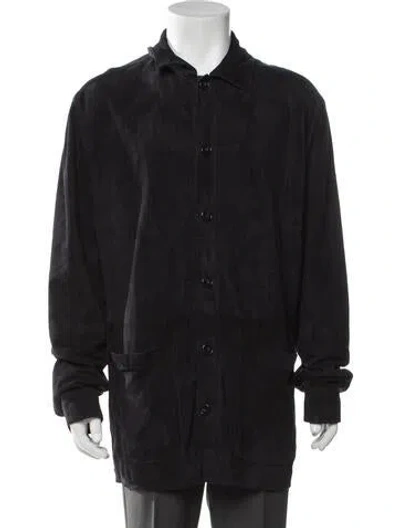 Pre-owned Thom Sweeney Suede In Black