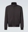 Thom Sweeney Technical Bomber Jacket In Darkest Brown