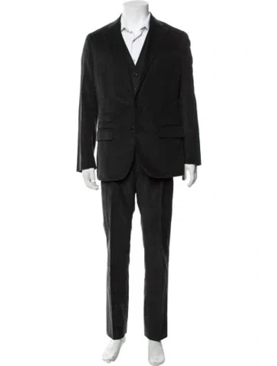 Pre-owned Thom Sweeney Three-piece Suit In Black