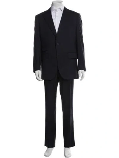 Pre-owned Thom Sweeney Two-piece Suit In Blue