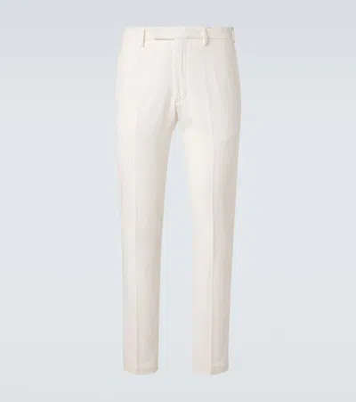 Thom Sweeney 斜纹裤 In White