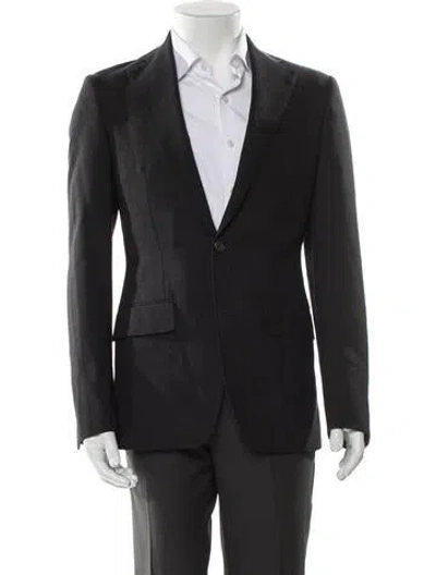 Pre-owned Thom Sweeney Wool Blazer In Black