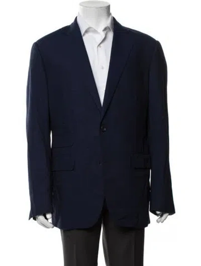 Pre-owned Thom Sweeney Wool Blazer In Blue
