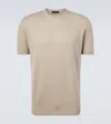 Thom Sweeney Wool T-shirt In Neutral