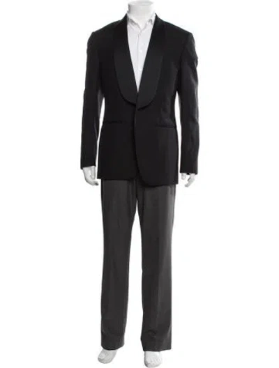 Pre-owned Thom Sweeney Wool Tuxedo In Black
