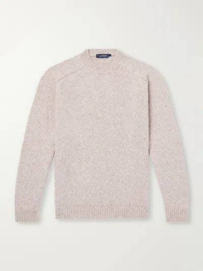 Thom Sweeney Wool-blend Sweater In Pink