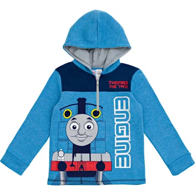 Thomas & Friends Kids'  Quarter-zip Fleece Hoodie In Blue