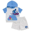 Thomas & Friends Short Sleeve Hoodie & Shorts Set In Gray