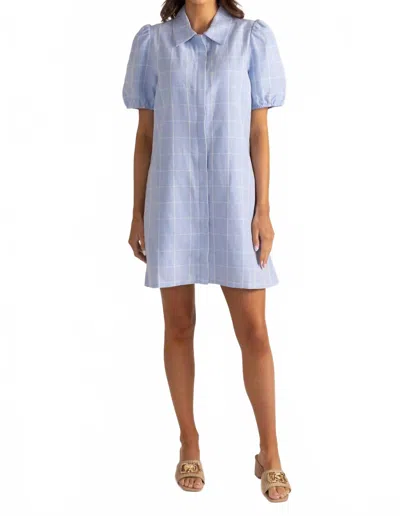 Thomas & Lourdes Anderson Dress In Blue