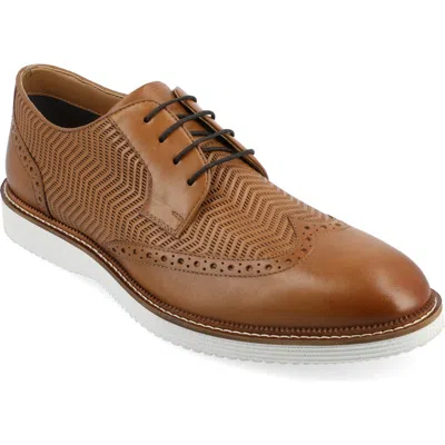 Thomas & Vine Baxter Tru Comfort Wingtip Derby In Cognac