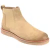 Thomas & Vine Men's Cedric Plain Toe Chelsea Boot Men's Shoes In Multi