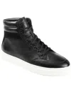 THOMAS & VINE CLARKSON MENS LEATHER LACE UP CASUAL AND FASHION SNEAKERS