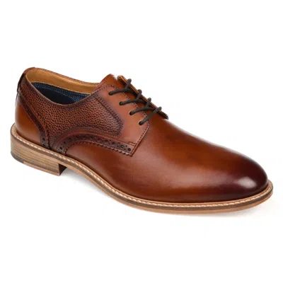 Thomas & Vine Clayton Plain Toe Brogue Derby In Green
