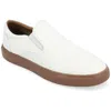 Thomas & Vine Conley Slip-on Leather Sneaker In White